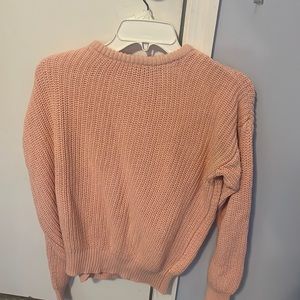 Pink American Apparel knitted sweater